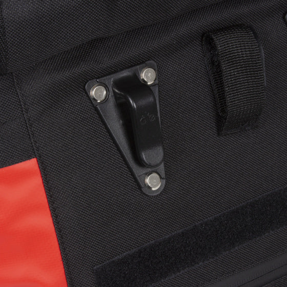 Bike carbon sac de vélo shopper hydrofuge 21l rouge