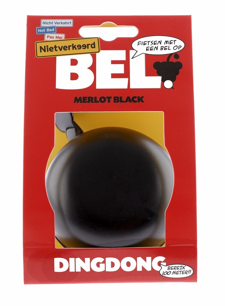 vélo cloche ding-dong acier 80 mm noir