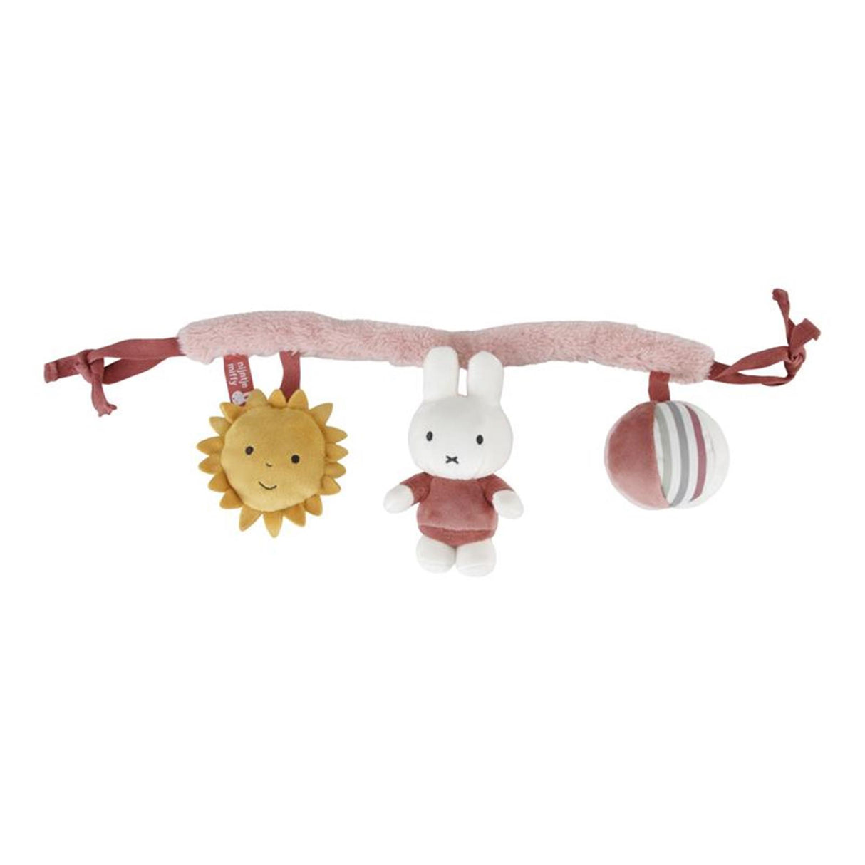 Tendeur de chariot Tiamo Miffy rose moelleux
