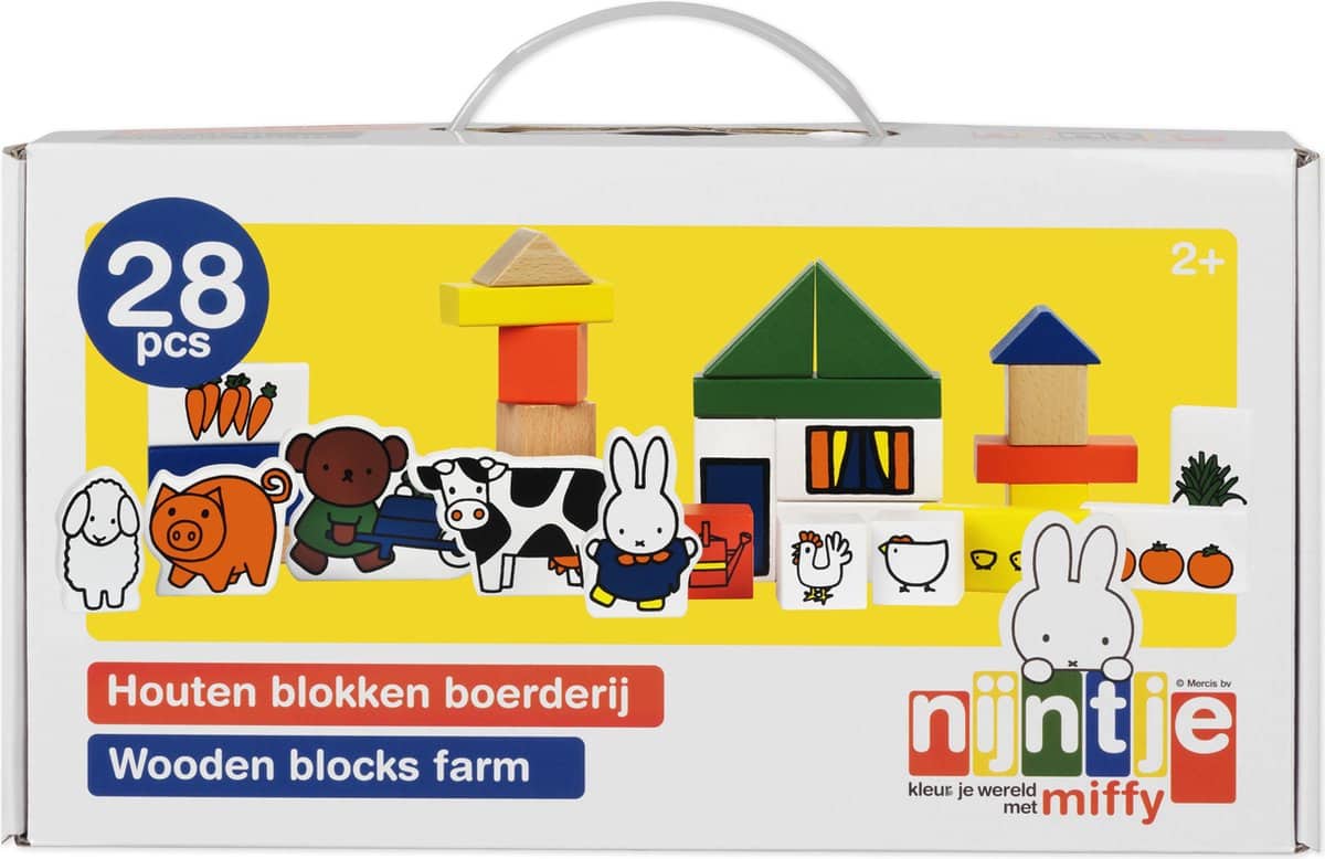 Bambolino Toys Miffy Blocks Farm