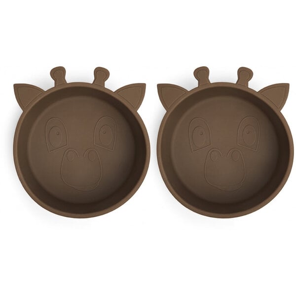 Nuuroo nuuroo alex silicone plaque profonde 2 pack giraf