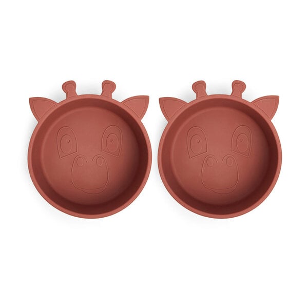 Nuuroo nuuroo alex silicone plaque profonde 2 pack giraf