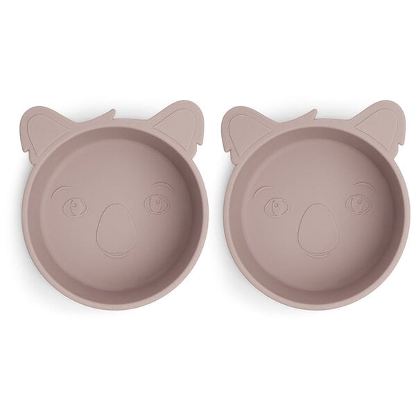 Nuuroo Nuuroo Alex Silicone Deep Plate 2-Pack Koala