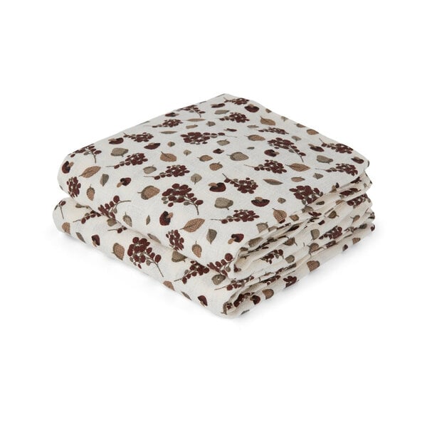 Nuuroo nuuroo bao mousseline tissu 2 pack avec imprimé