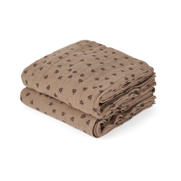 Nuuroo nuuroo bao mousseline tissu 2 pack avec imprimé