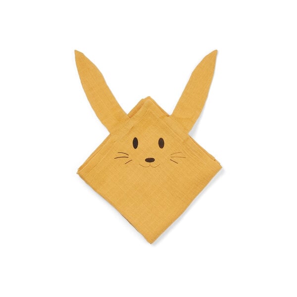 Nuuroo nuuroo bjørk embrasse un tissu en mousseline 2 pack lapin