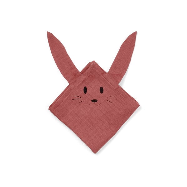 Nuuroo nuuroo bjørk embrasse un tissu en mousseline 2 pack lapin