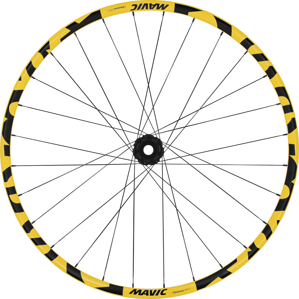 Roue avant Mavic deemax dh ylw 29 boost 6 trous