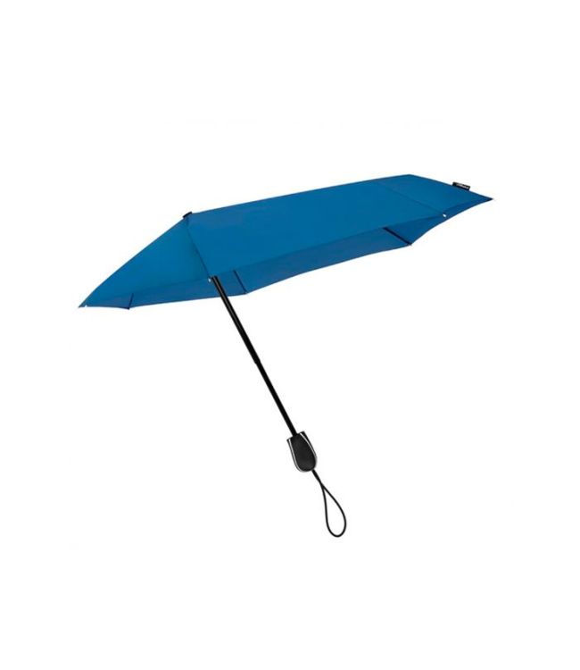 Parapluie tempête Impliva pliable aérodynamique jusqu'à 80 km h bleu