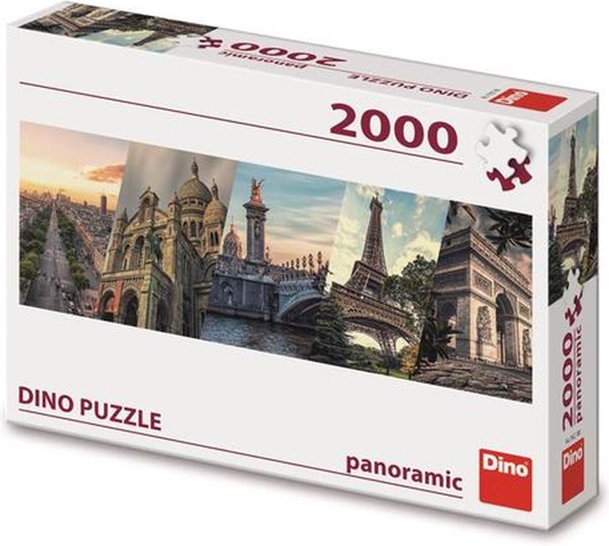 Puzzle Dinotoys - Paris panoramique - 2000 pièces
