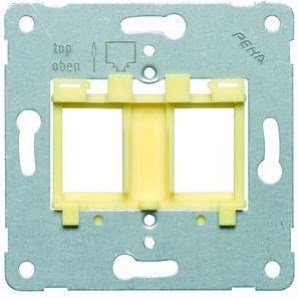 Peha support cadre 2xRJ45 pour UTP keystone - 4601170