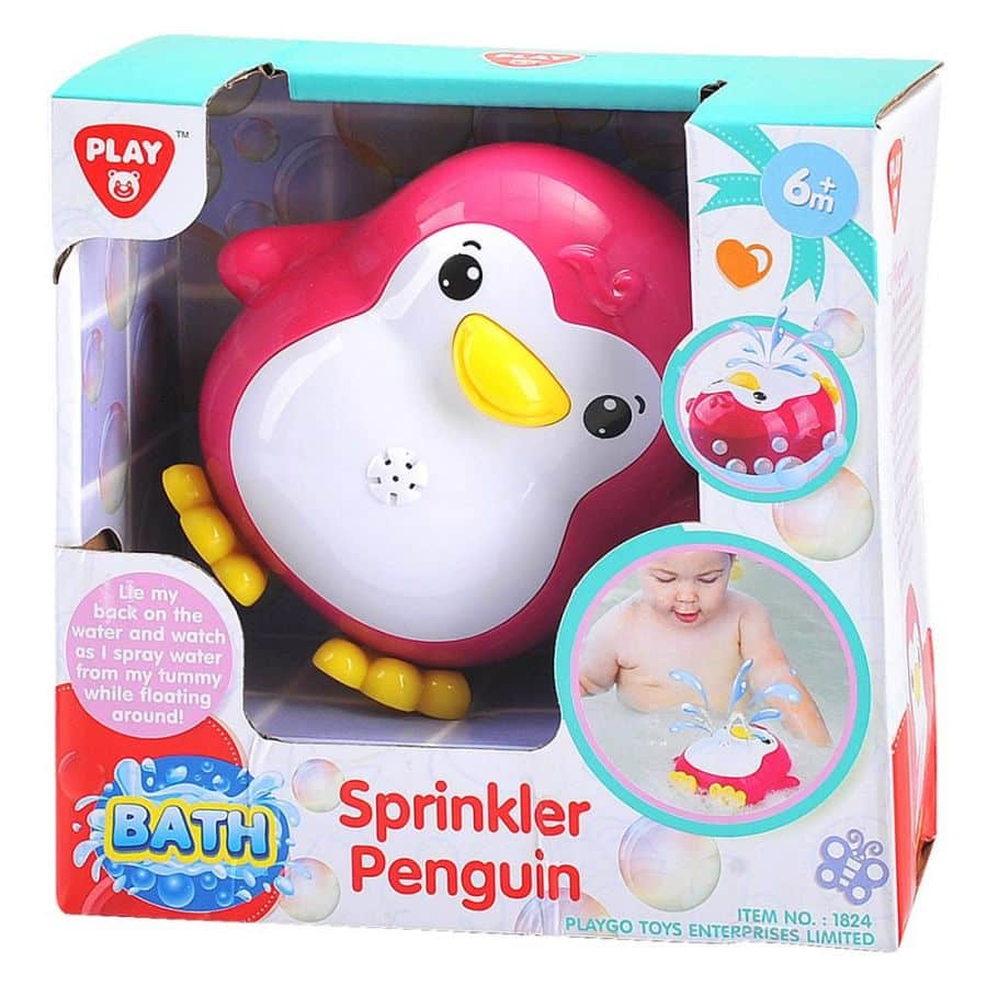 Playgo - pingouin de bain à jet d'eau