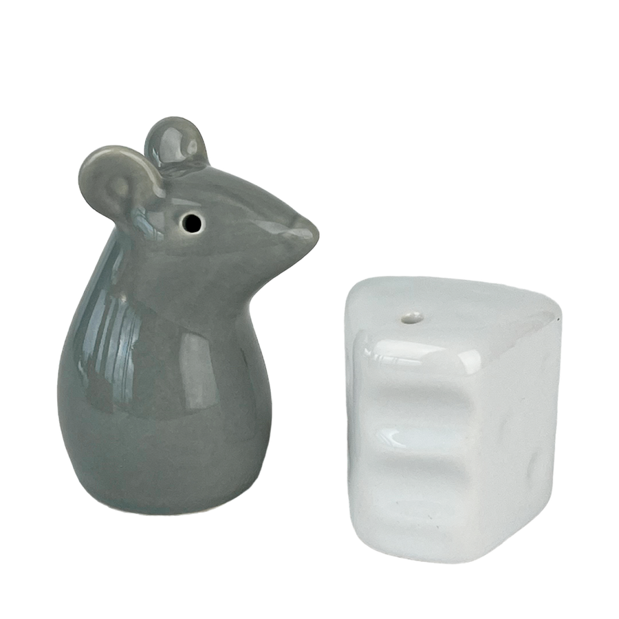 Peper- zoutvaatje muis kaas