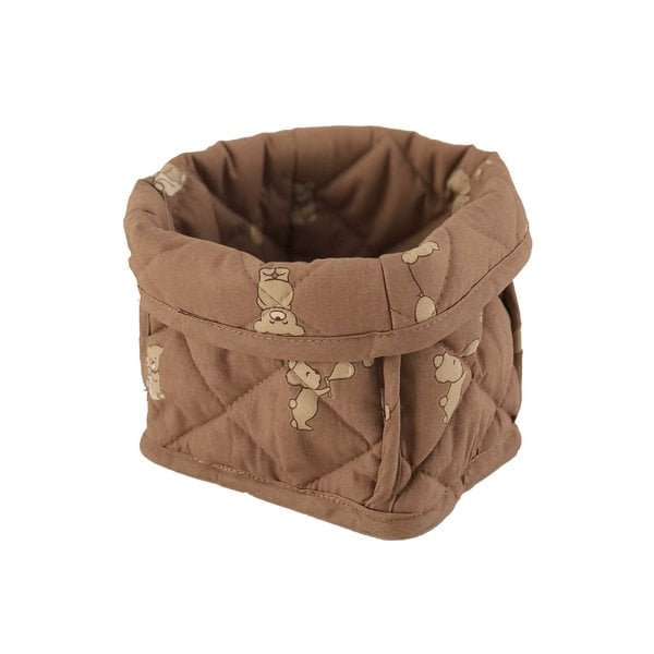 Petú Petú Petú Petú Kress Panier de rangement matelassé Teddy Klein