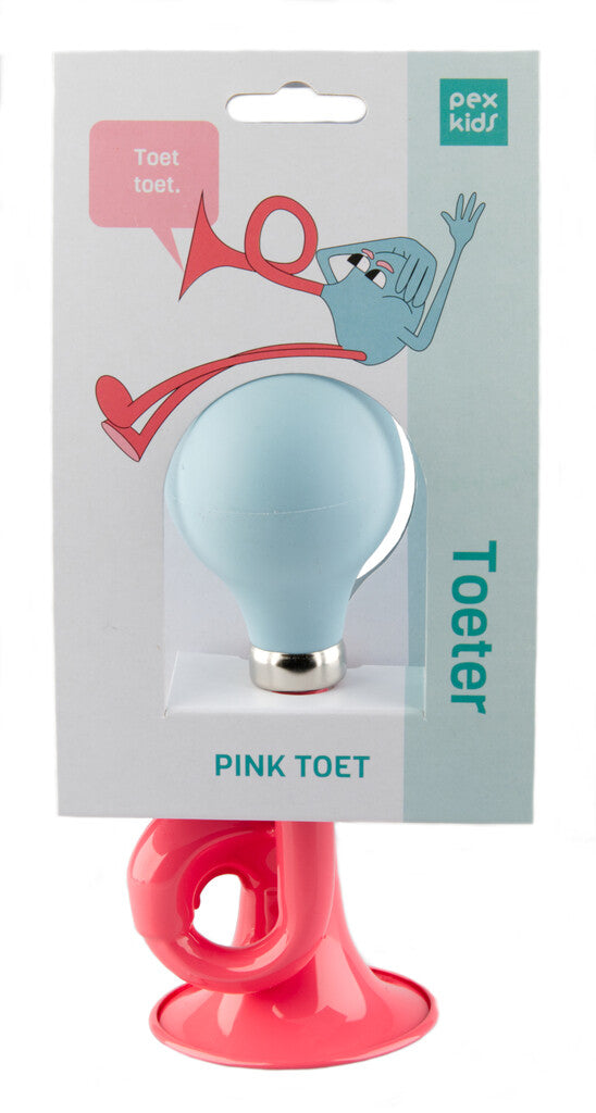 Cycling Horn Lure Pexkids - Rose avec une balle verte