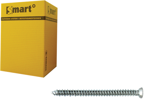 Pgb-europe intelligent | vis pour cadre vzk-t30 ø 7,50x92 zn | 100 pièces sm0wsf0010750923