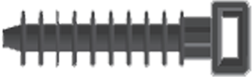 Pgb-europe intelligent | prise murale vr serre-câble plastique 10x43 sm0plgn001000435