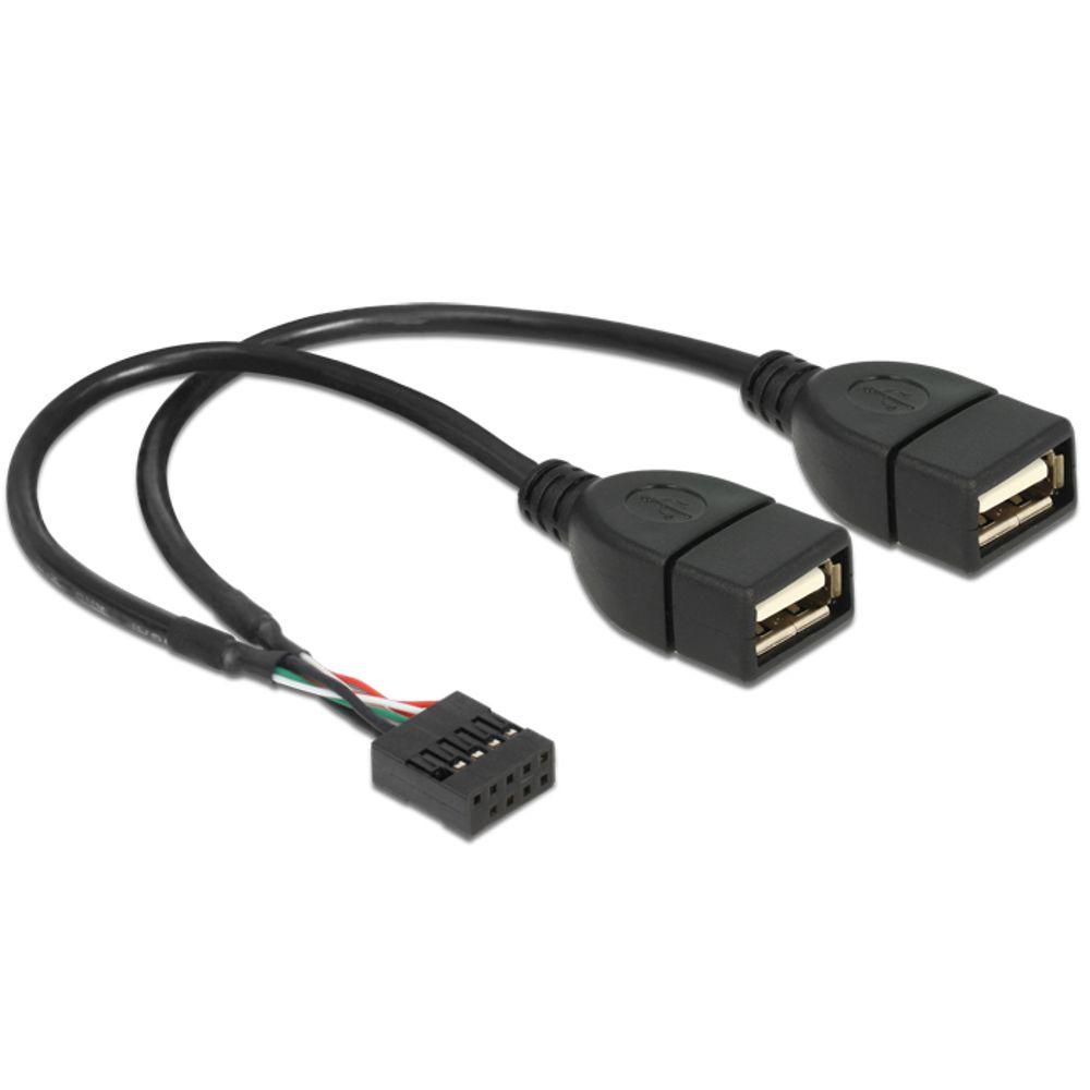 En-tête de broche vers câble USB A