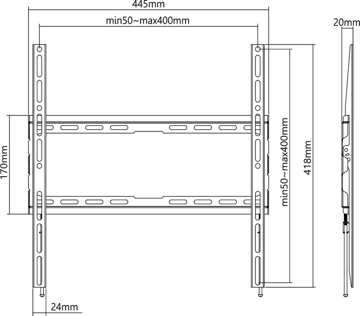 Support TV plat