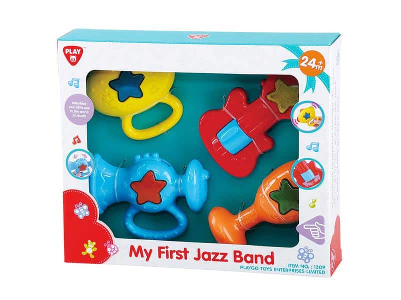 Playgo - 4 instruments de musique colorés