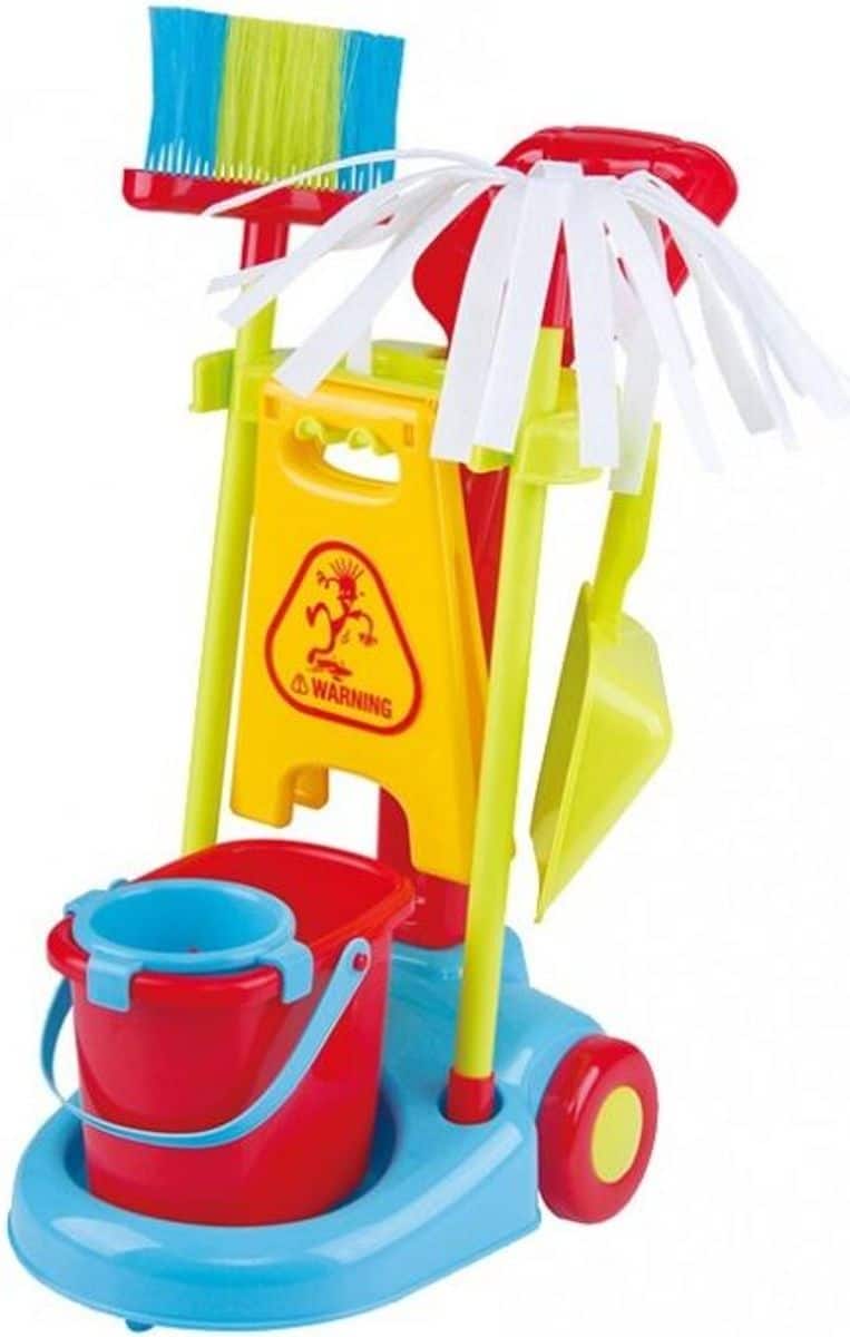 Playgo - chariot de nettoyage avec de nombreux accessoires