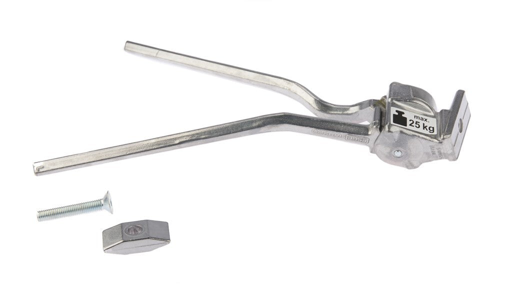 Pletscher standard esge à deux pieds aluminium argent