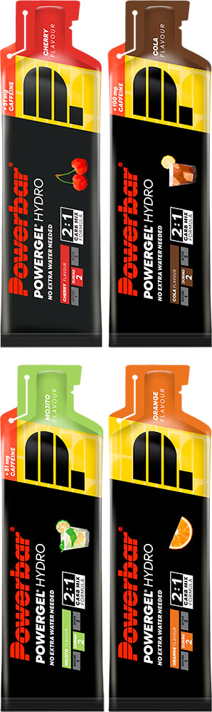 Pack test Powerbar Powergel Hydro 4x67ml