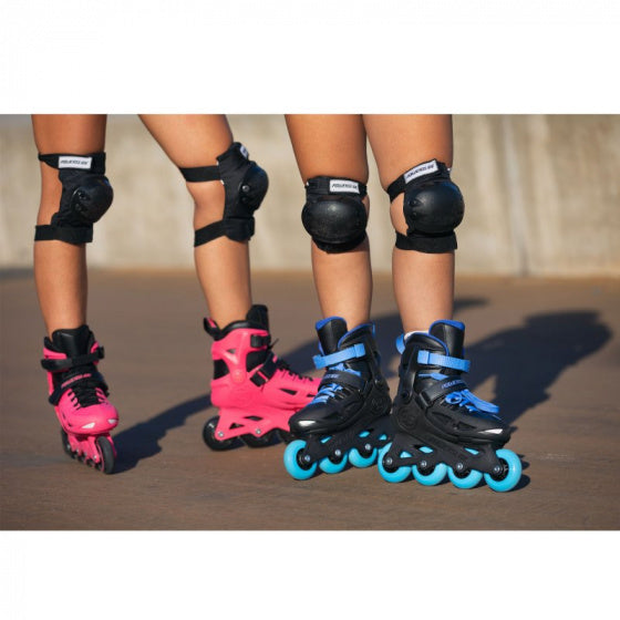 Powerslide One Stargaze Inlineskates 85A Black Blue Taille 37 40