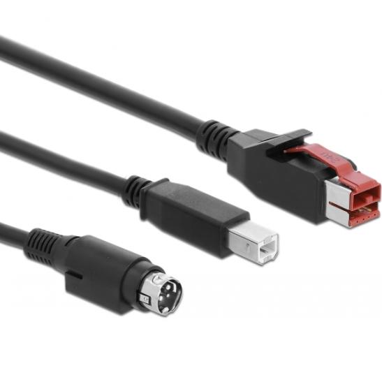 Câble d'imprimante USB alimenté par Abi