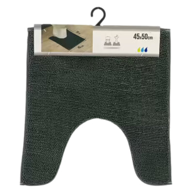 Tapis de toilette vert polyester 45 x 50 cm | 6 pièces