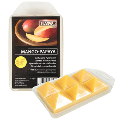 Gala cire fondante pyramide mangue papaye 6 pièces | 12 pièces