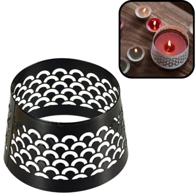 Capuchon Spaas (r) pour bougies fish eye noir 8,5 cm | 36 pièces