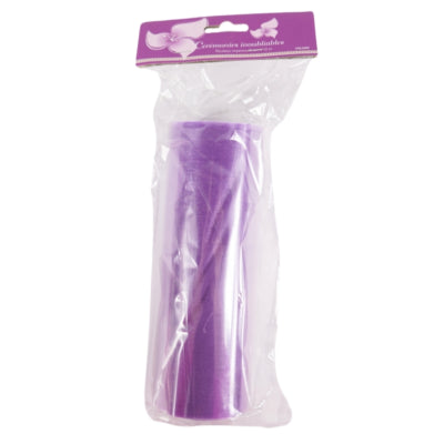 Organza en rouleau violet 15 cm x 10 m | 24 pièces