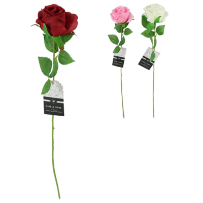Rose artificielle 3 assortis | 48 pièces
