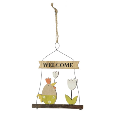 Hanger welcome haan tulp 17 cm | 25 stuks
