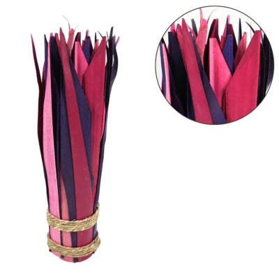 Fagot de feuilles séchées rose violet 35 cm | 48 pièces