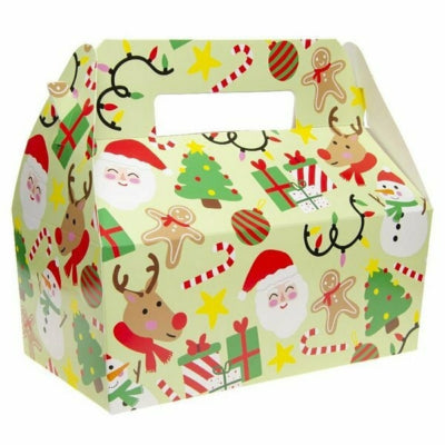 Boîte à menu de Noël en carton 22,5 cm | 48 pièces