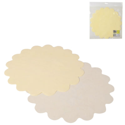 Set de table papier ivoire 35 cm 10 pièces | 24 pièces