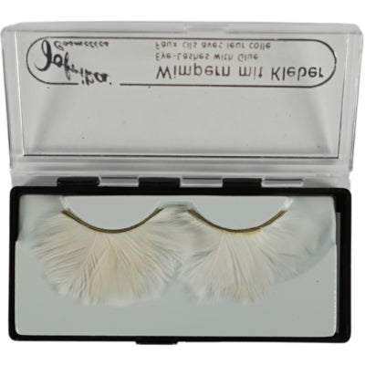 Jofrika cosmétiques cils artificiels plumes blanc 9,5 cm b-choice ve500 | 50 pièces
