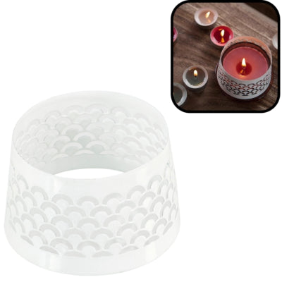 Bouchon Spaas (r) pour bougies fish eye blanc 8,5 cm | 36 pièces