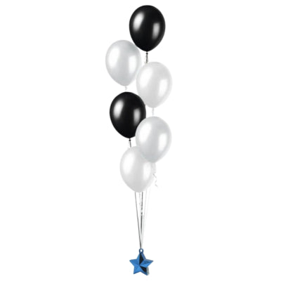 Amscan poids ballon étoile bleu 10 cm | 24 pièces