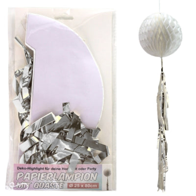 Lanterne avec brosse 80 cm 2 assortis | 24 pièces