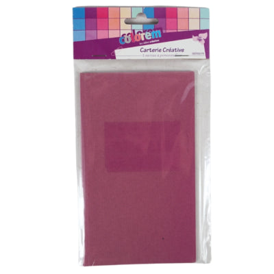 Cartes de menu violet 17 cm 5 pièces | 24 pièces