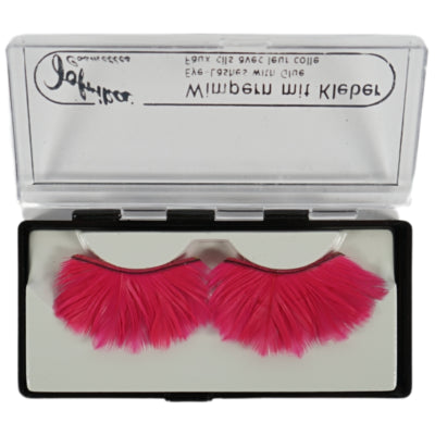 Jofrika cosmétiques cils artificiels plumes rose 9,5 cm b-choice ve500 | 50 pièces