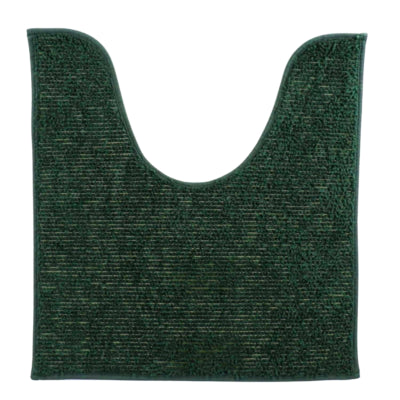 Tapis de toilette vert polyester 45 x 50 cm | 6 pièces