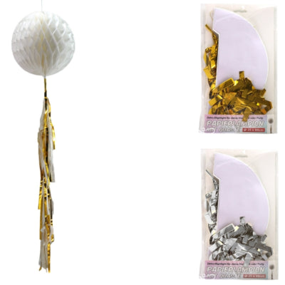 Lanterne avec brosse 80 cm 2 assortis | 24 pièces
