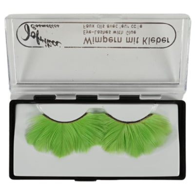 Jofrika cosmétiques cils artificiels plumes vert 9,5 cm b-choice ve500 | 50 pièces