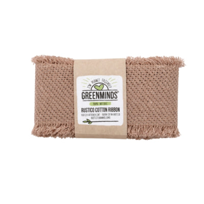 Ruban Greenminds beige rustique 2 m | 30 pièces
