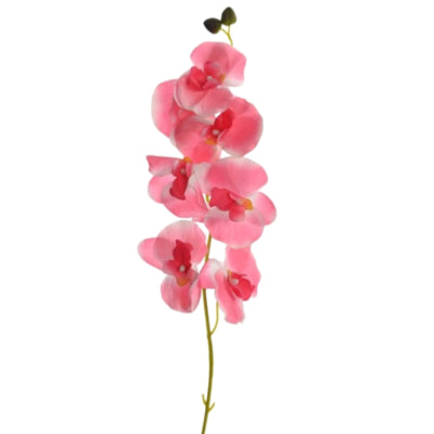 Fleur artificielle orchidée rose 62 cm | 72 pièces