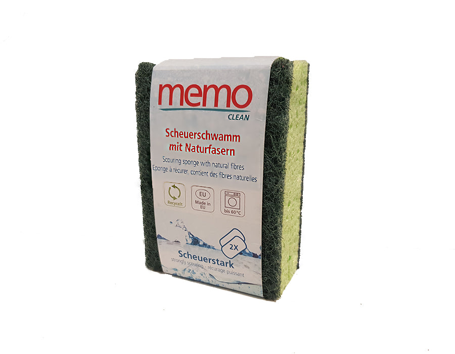Memo éponges à récurer aux fibres naturelles 2 pcs.